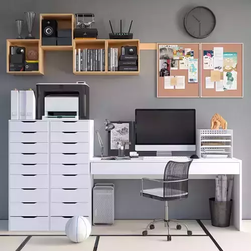 Work Space 3 3D model