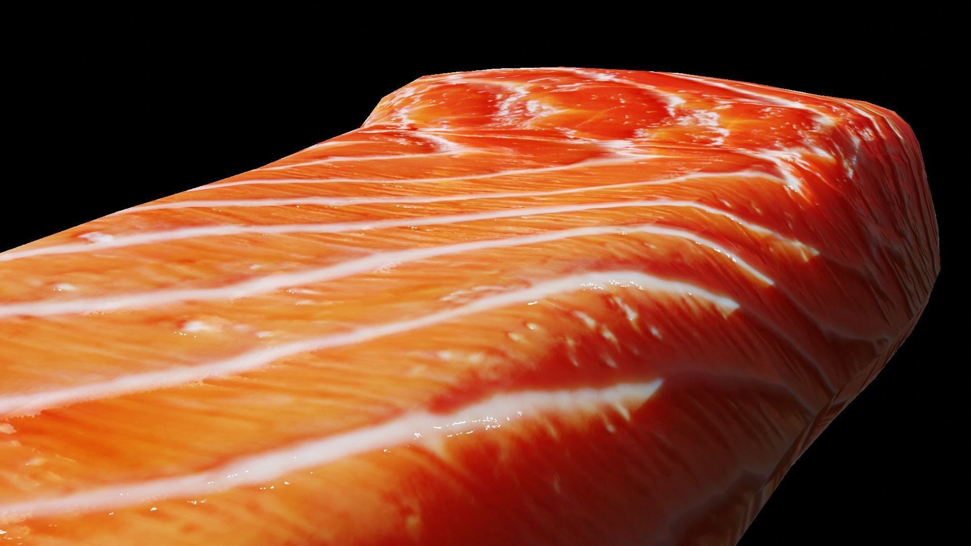 Salmon Fillet Low-poly 3D model_52