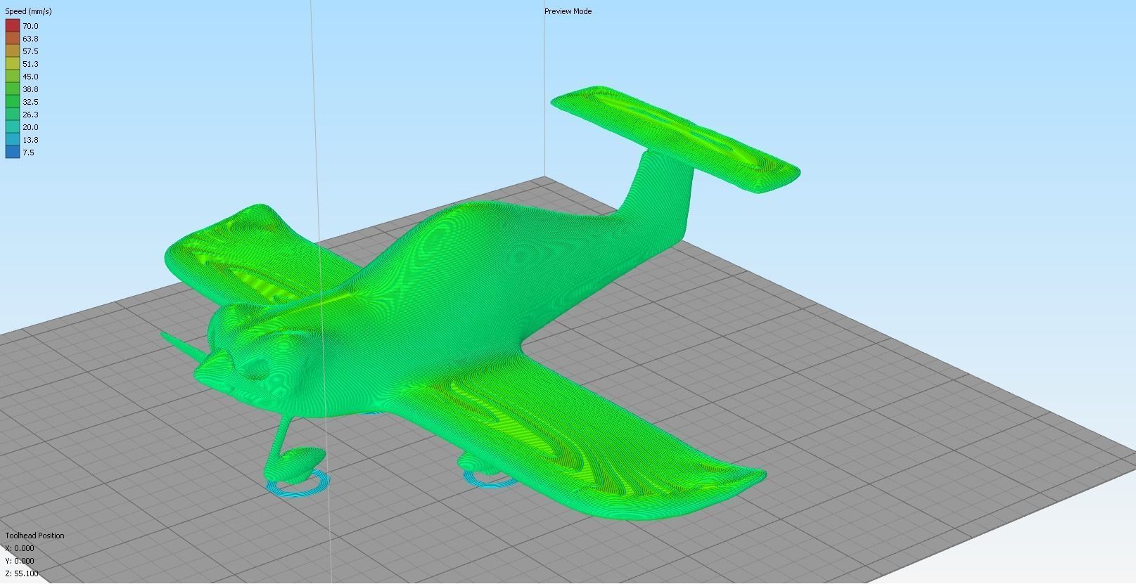 Spacek SD-1 Minisport 3D Funny Plane Model Low-poly 3D model_10
