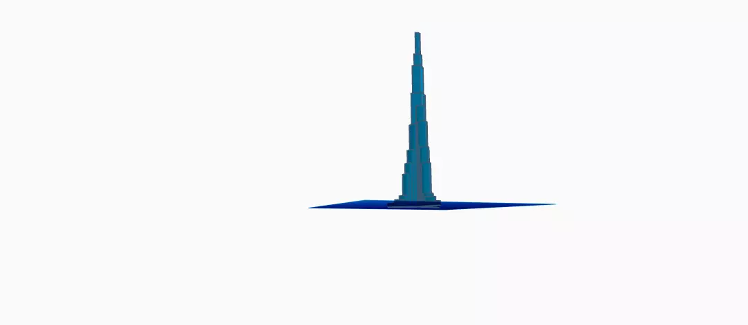 Burj Khalifa 3D print model