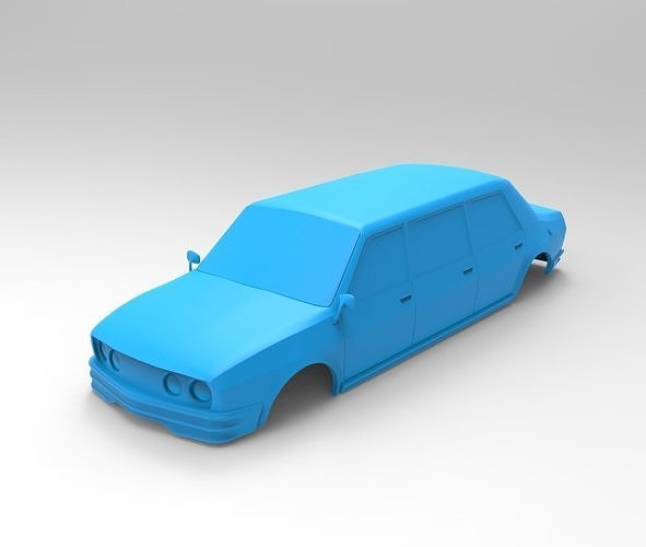 Skoda Estelle Limo 6 door Body for 3D Print Model 3D print model