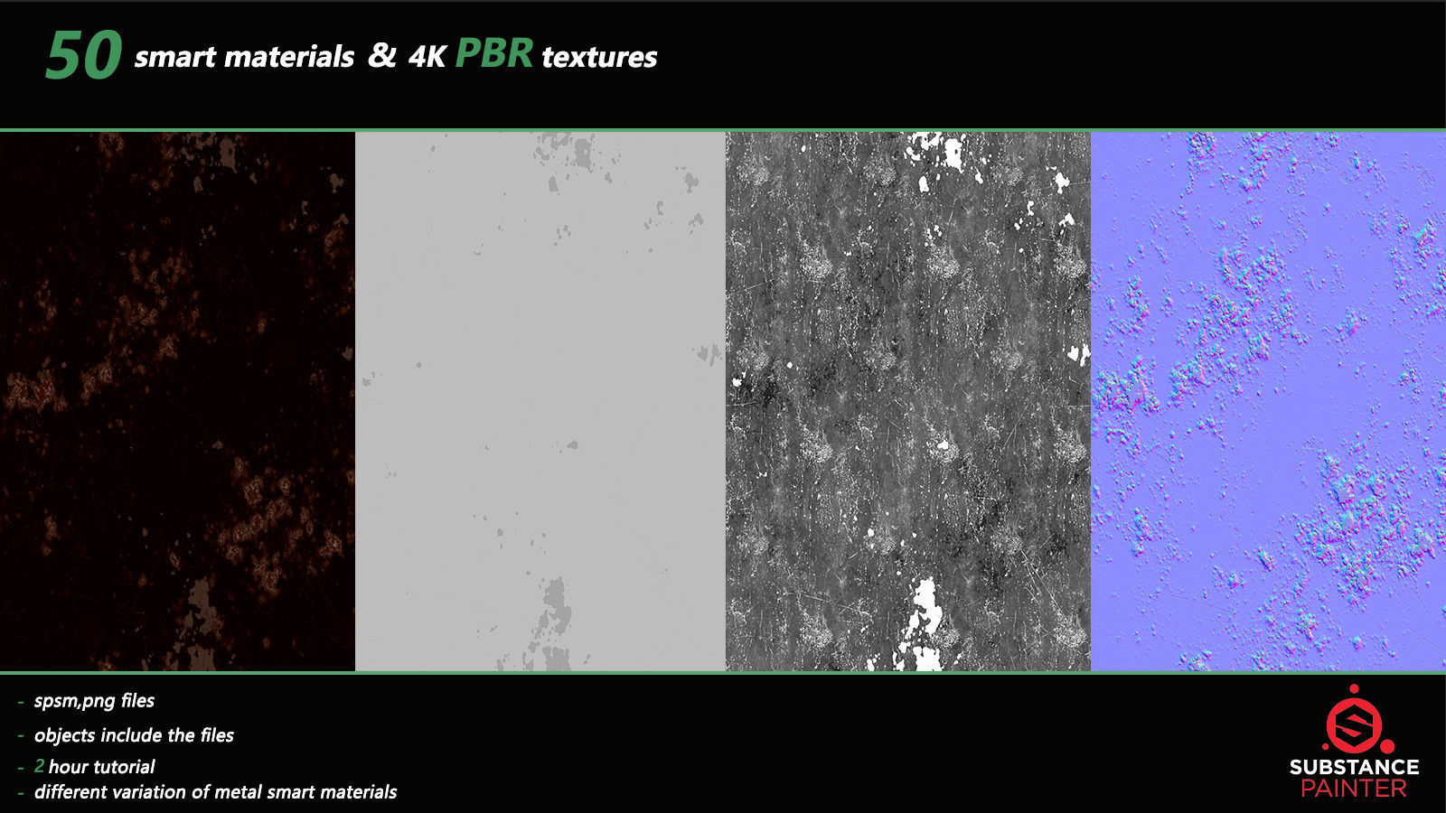 50 metal smart material and 4k pbr textures Texture_5