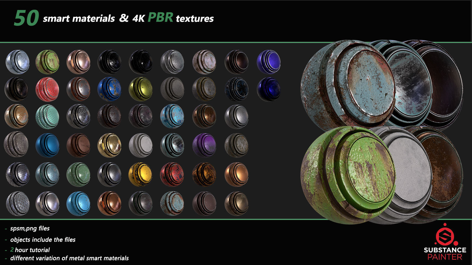 50 metal smart material and 4k pbr textures Texture_2