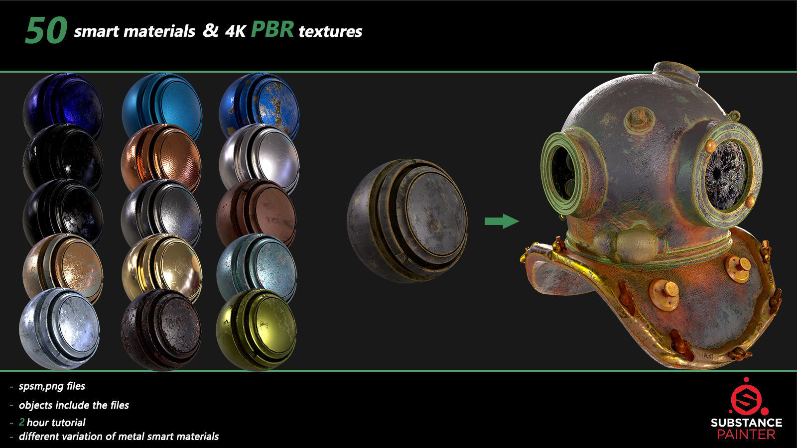 50 metal smart material and 4k pbr textures Texture_4