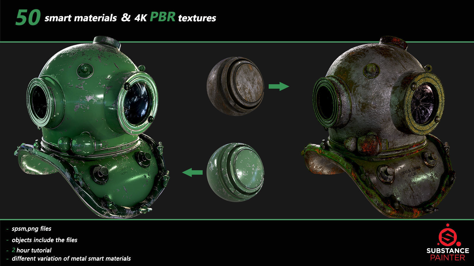 50 metal smart material and 4k pbr textures Texture_3