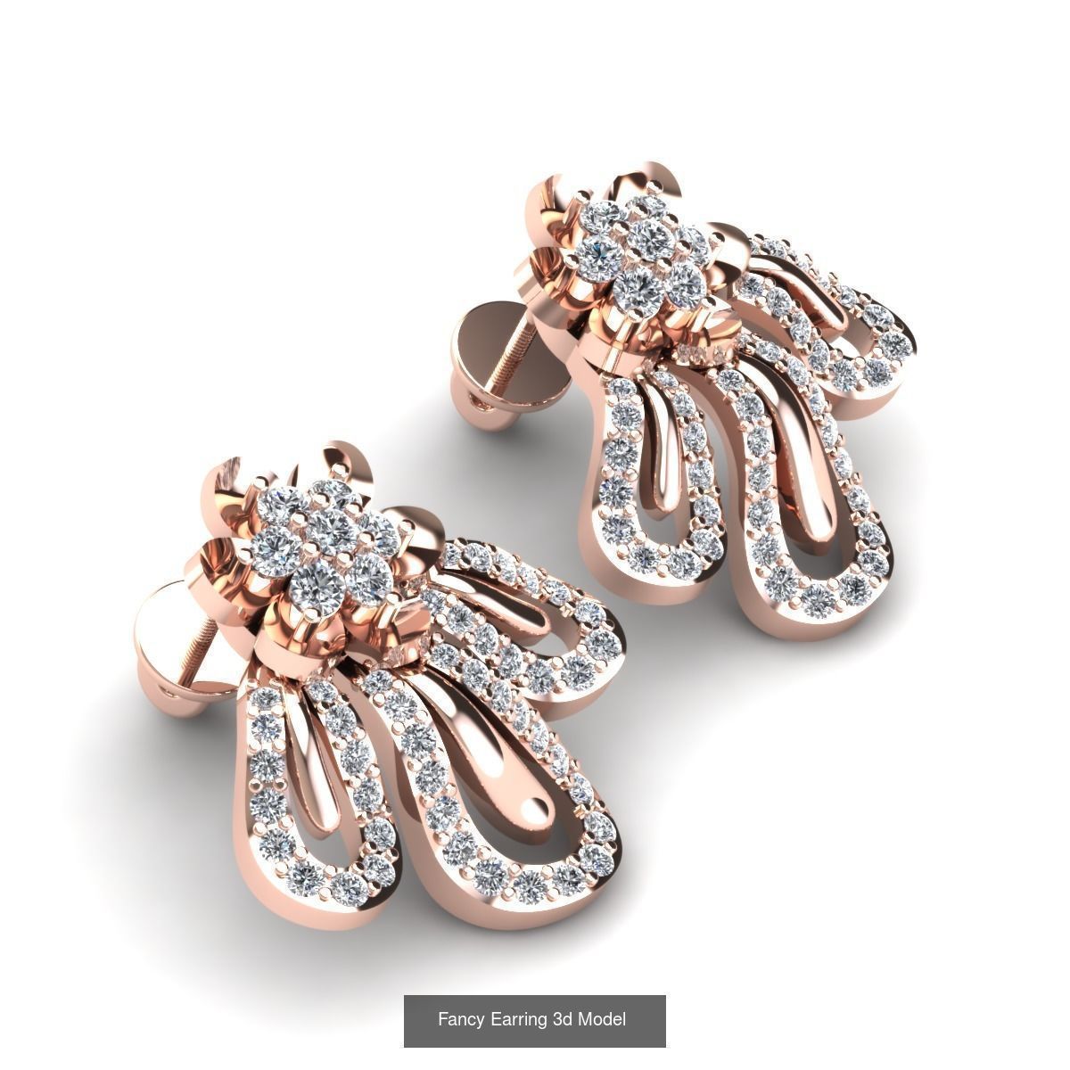Bulk Fancy Earring And Pendent Collection and Render Detail _44