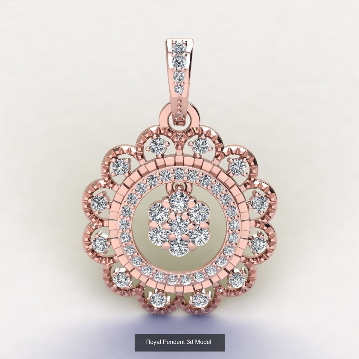 Bulk Fancy Earring And Pendent Collection and Render Detail _51