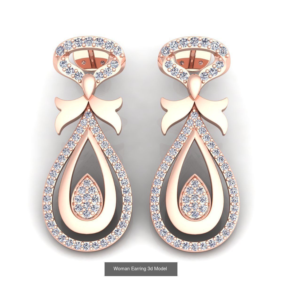 Bulk Fancy Earring And Pendent Collection and Render Detail _26