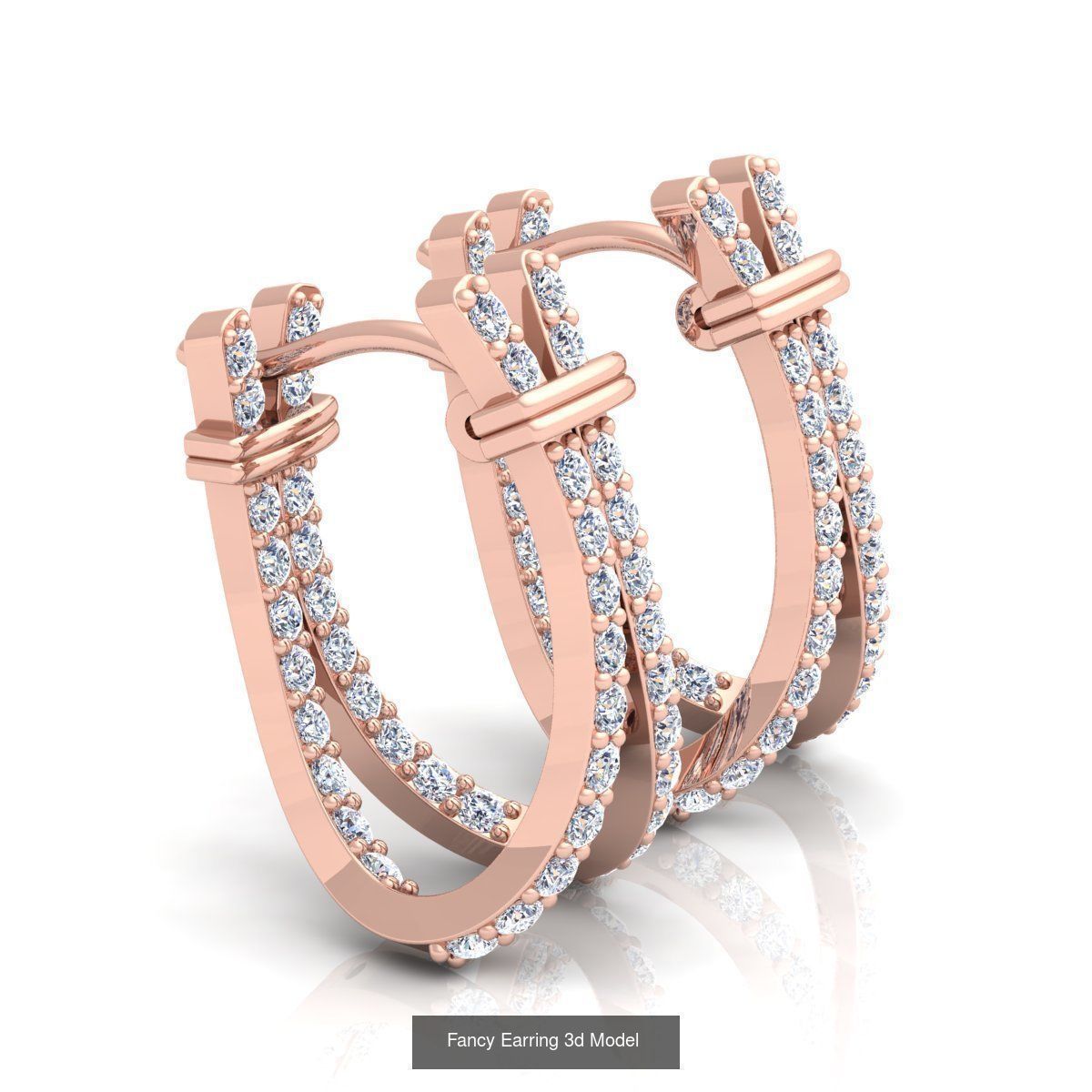 Bulk Fancy Earring And Pendent Collection and Render Detail _30