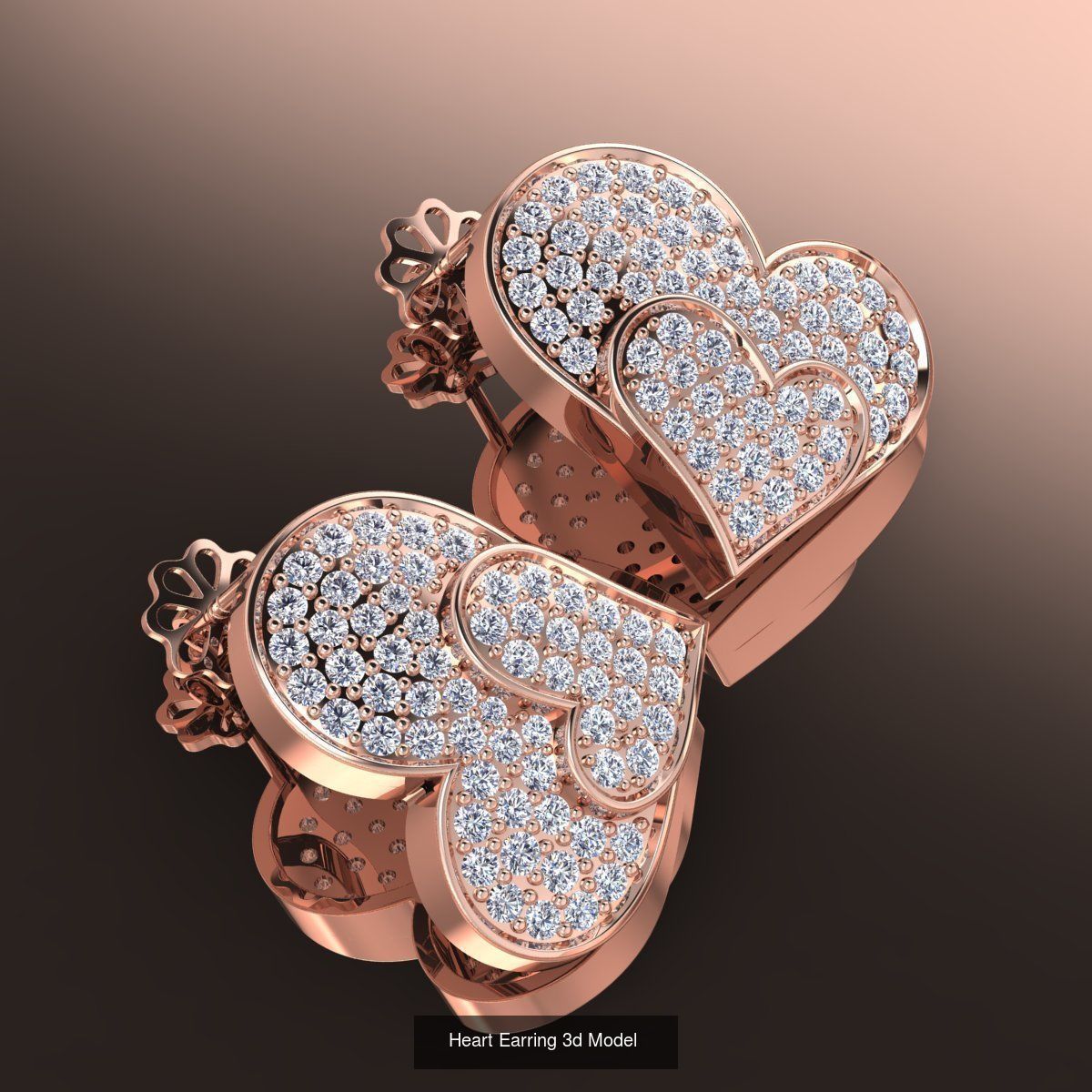 Bulk Fancy Earring And Pendent Collection and Render Detail _18