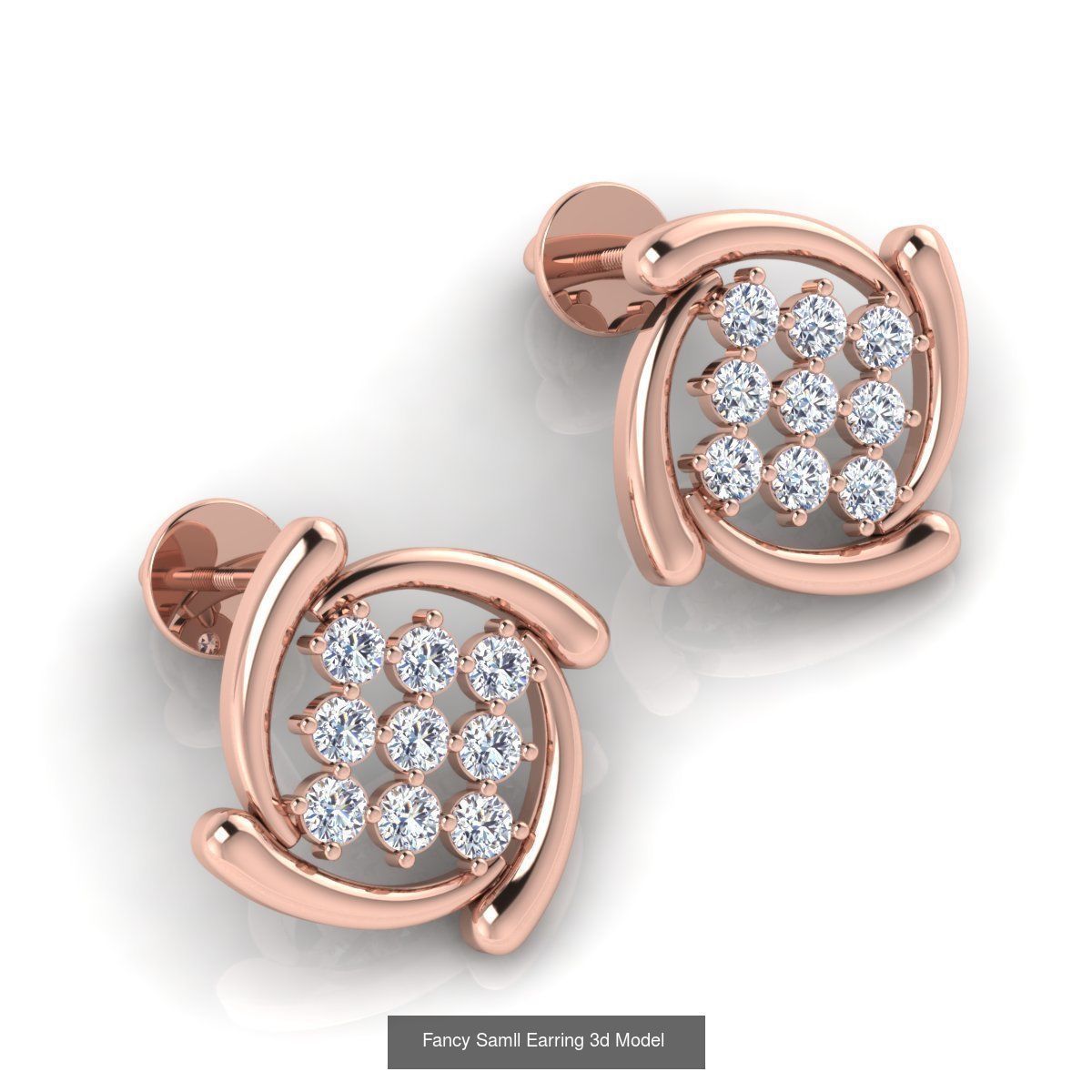 Bulk Fancy Earring And Pendent Collection and Render Detail _27