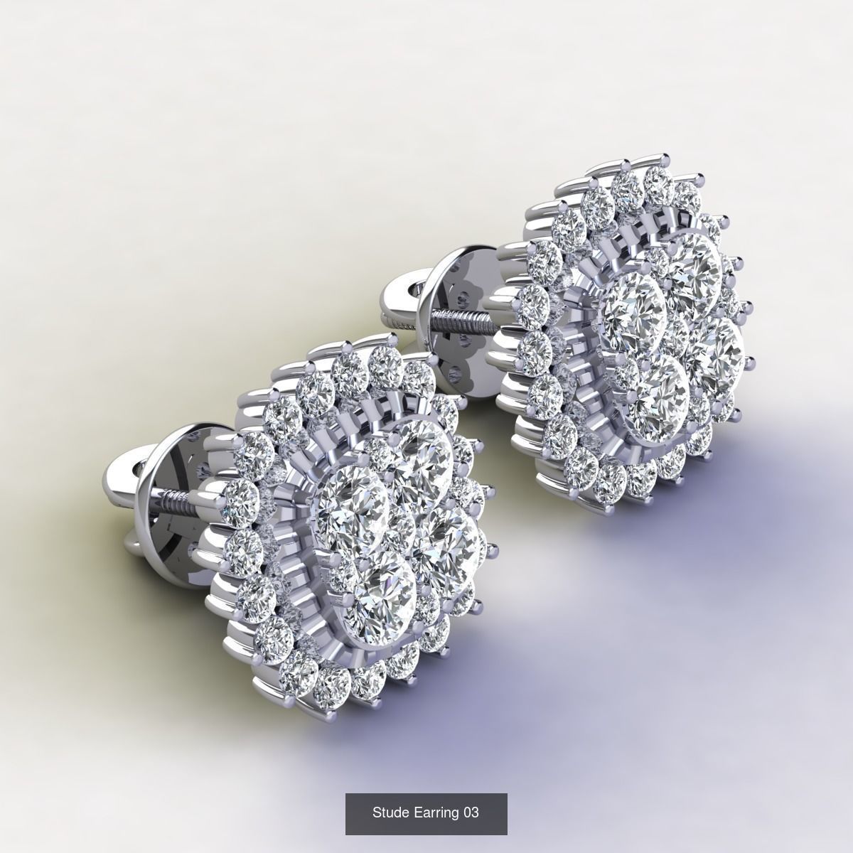 Bulk Fancy Earring And Pendent Collection and Render Detail _72