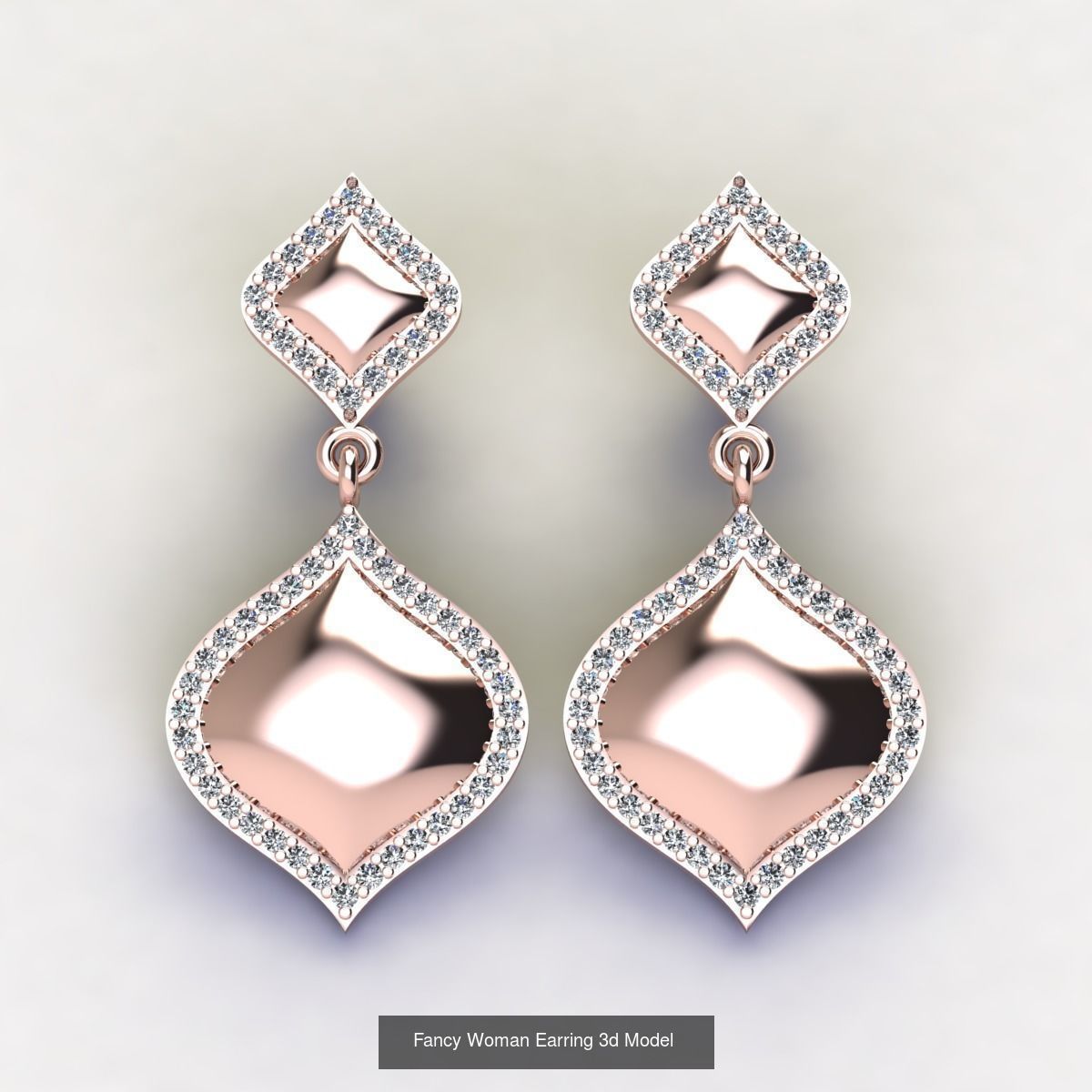 Bulk Fancy Earring And Pendent Collection and Render Detail _62