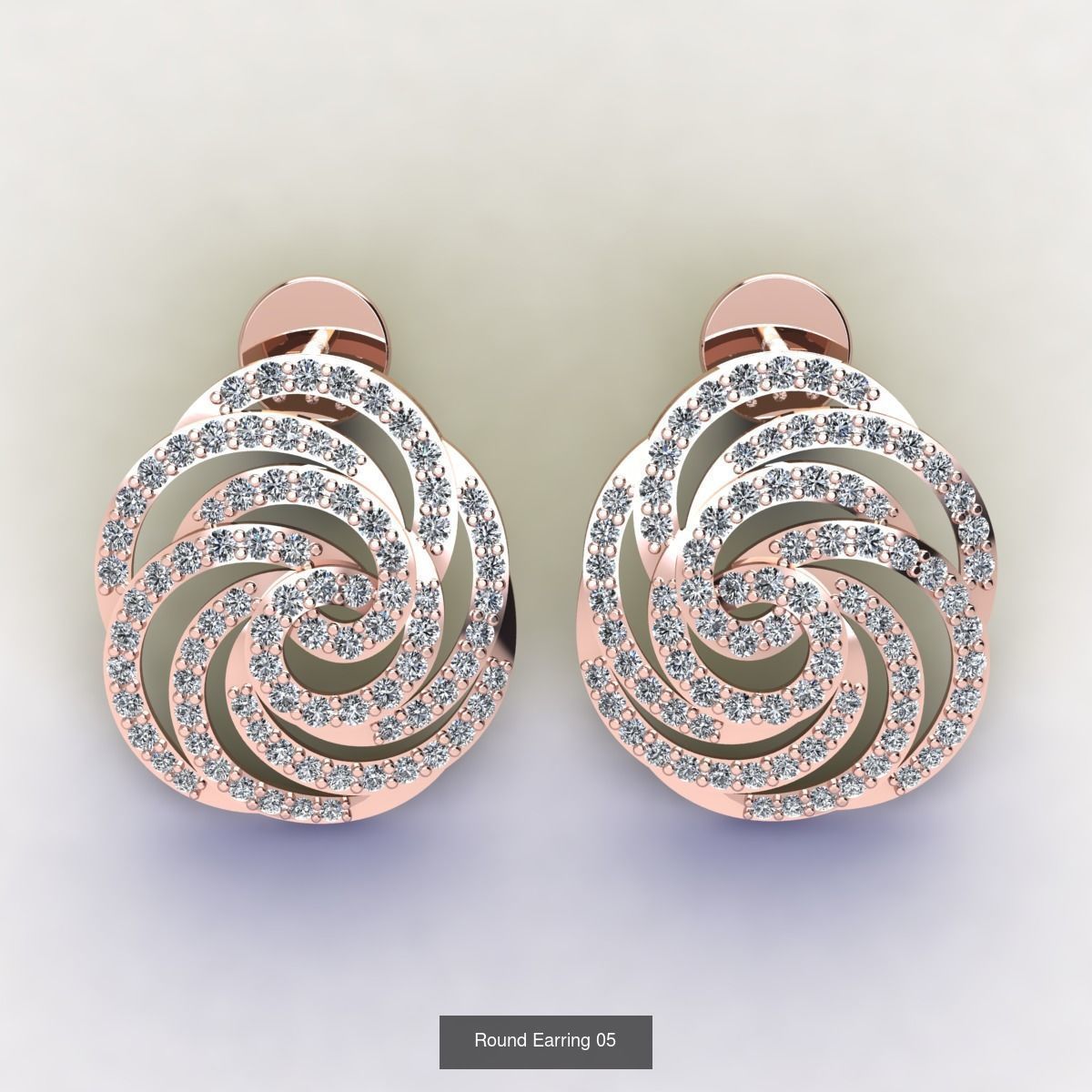 Bulk Fancy Earring And Pendent Collection and Render Detail _74