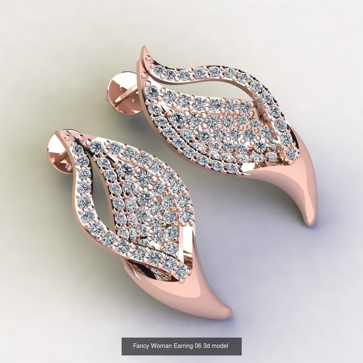 Bulk Fancy Earring And Pendent Collection and Render Detail _69