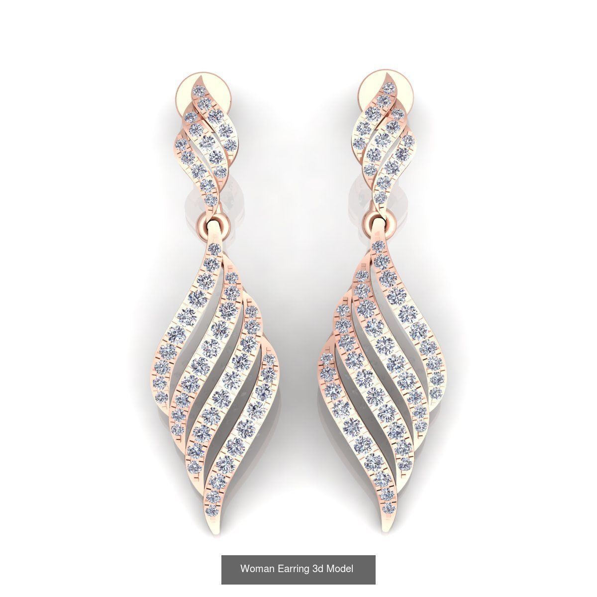 Bulk Fancy Earring And Pendent Collection and Render Detail _23