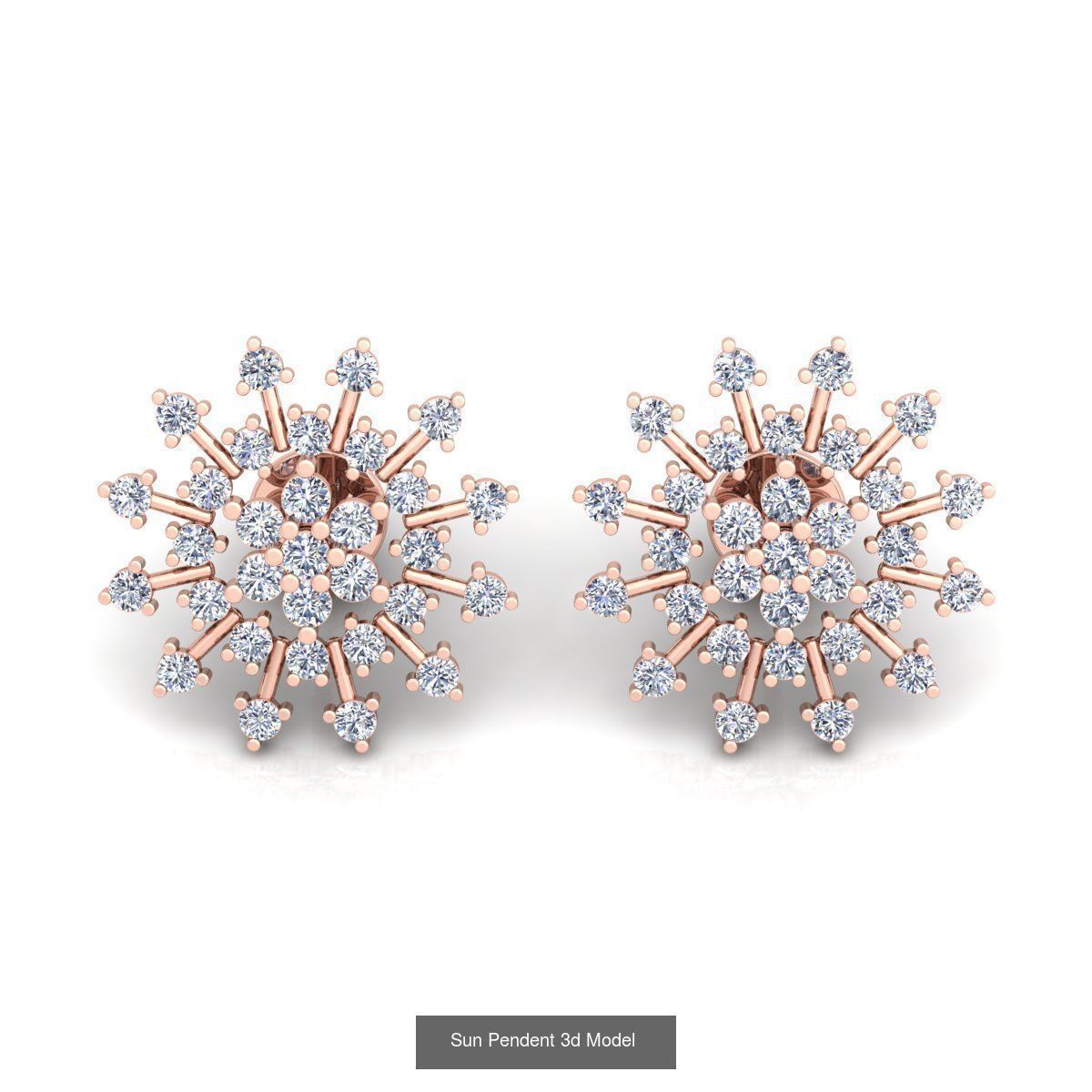 Bulk Fancy Earring And Pendent Collection and Render Detail _35