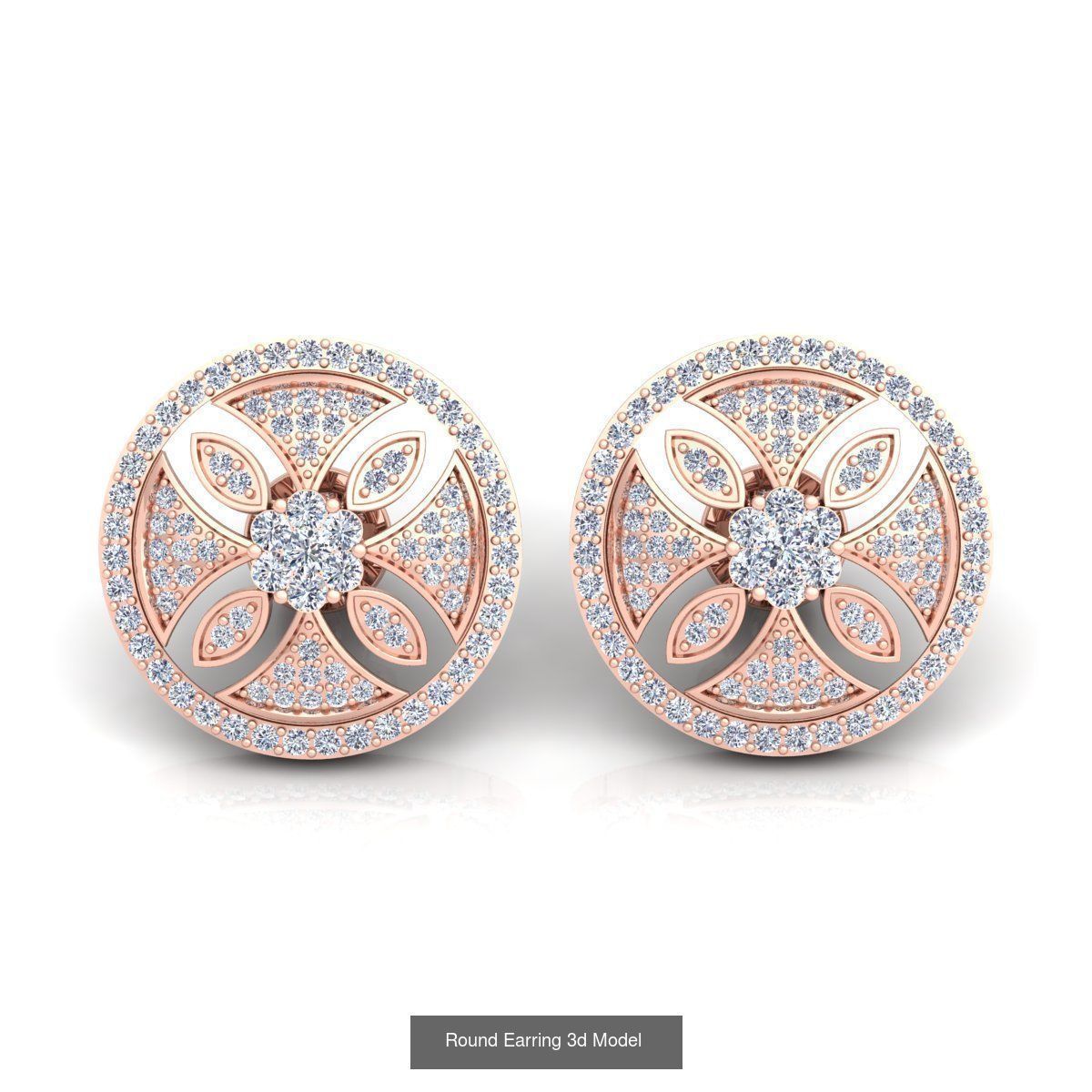 Bulk Fancy Earring And Pendent Collection and Render Detail _37