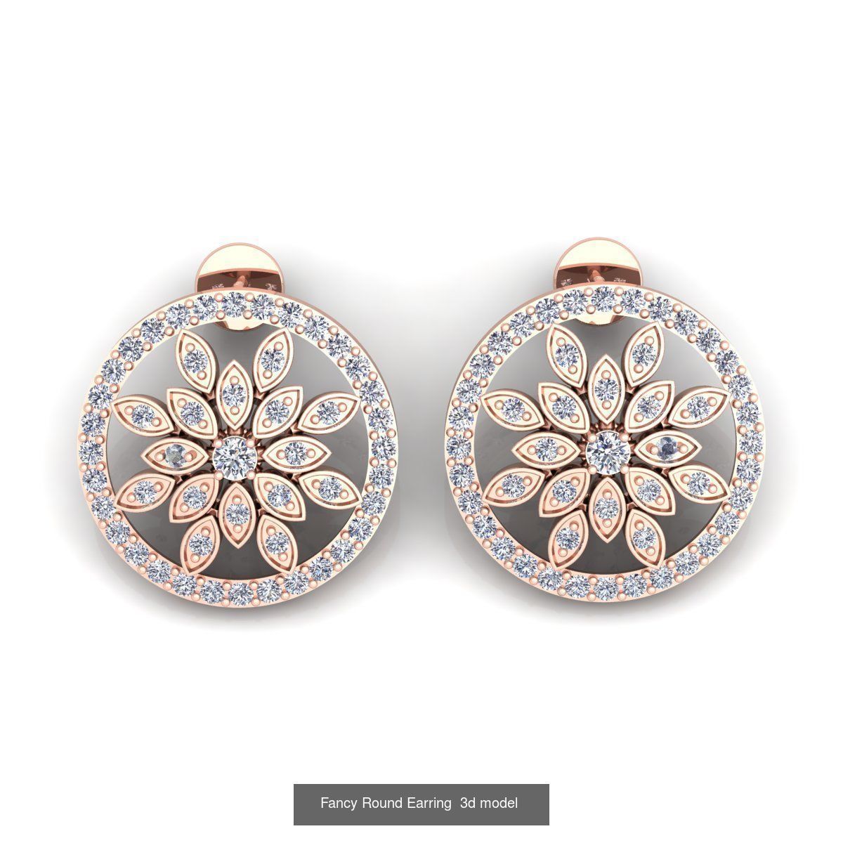 Bulk Fancy Earring And Pendent Collection and Render Detail _32