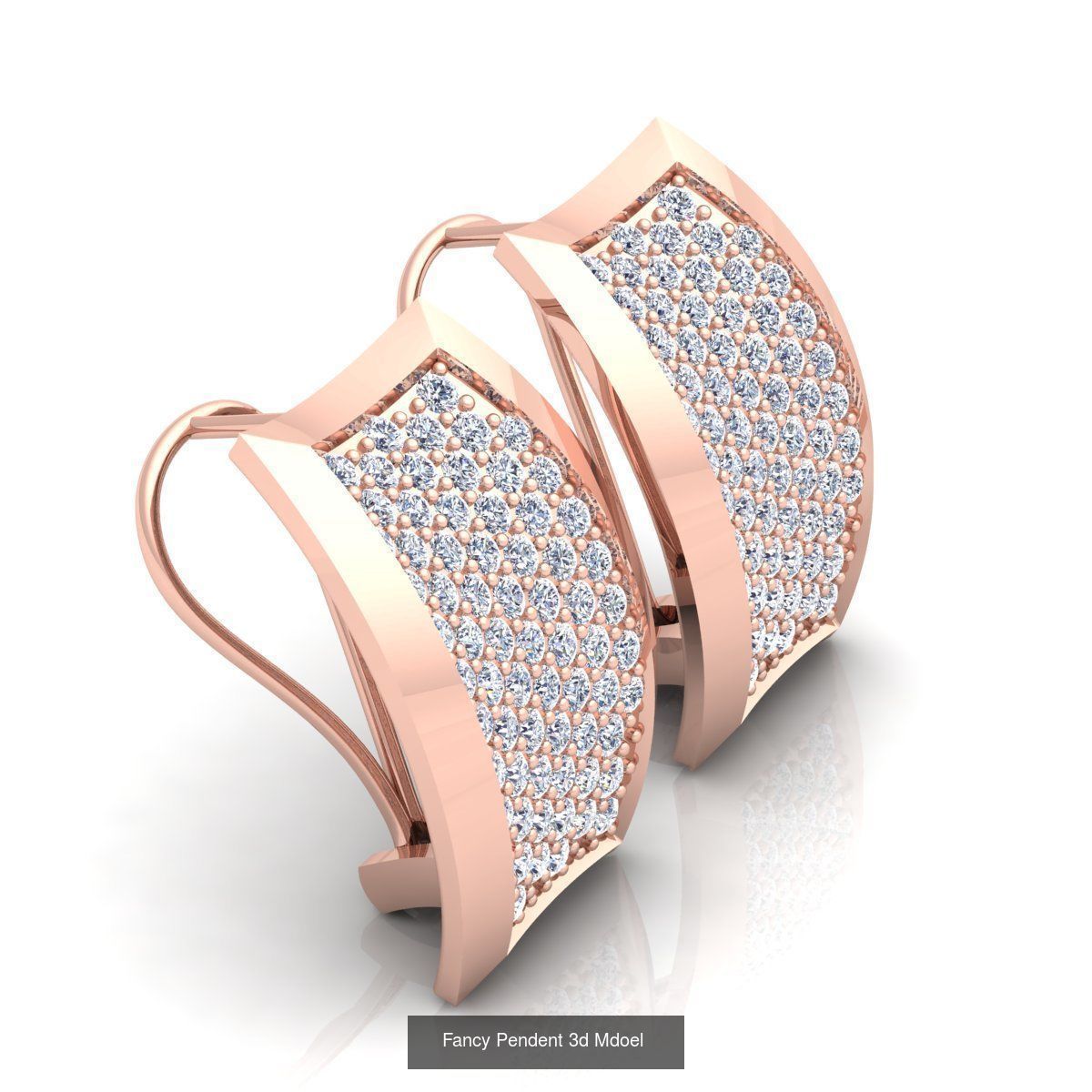 Bulk Fancy Earring And Pendent Collection and Render Detail _39