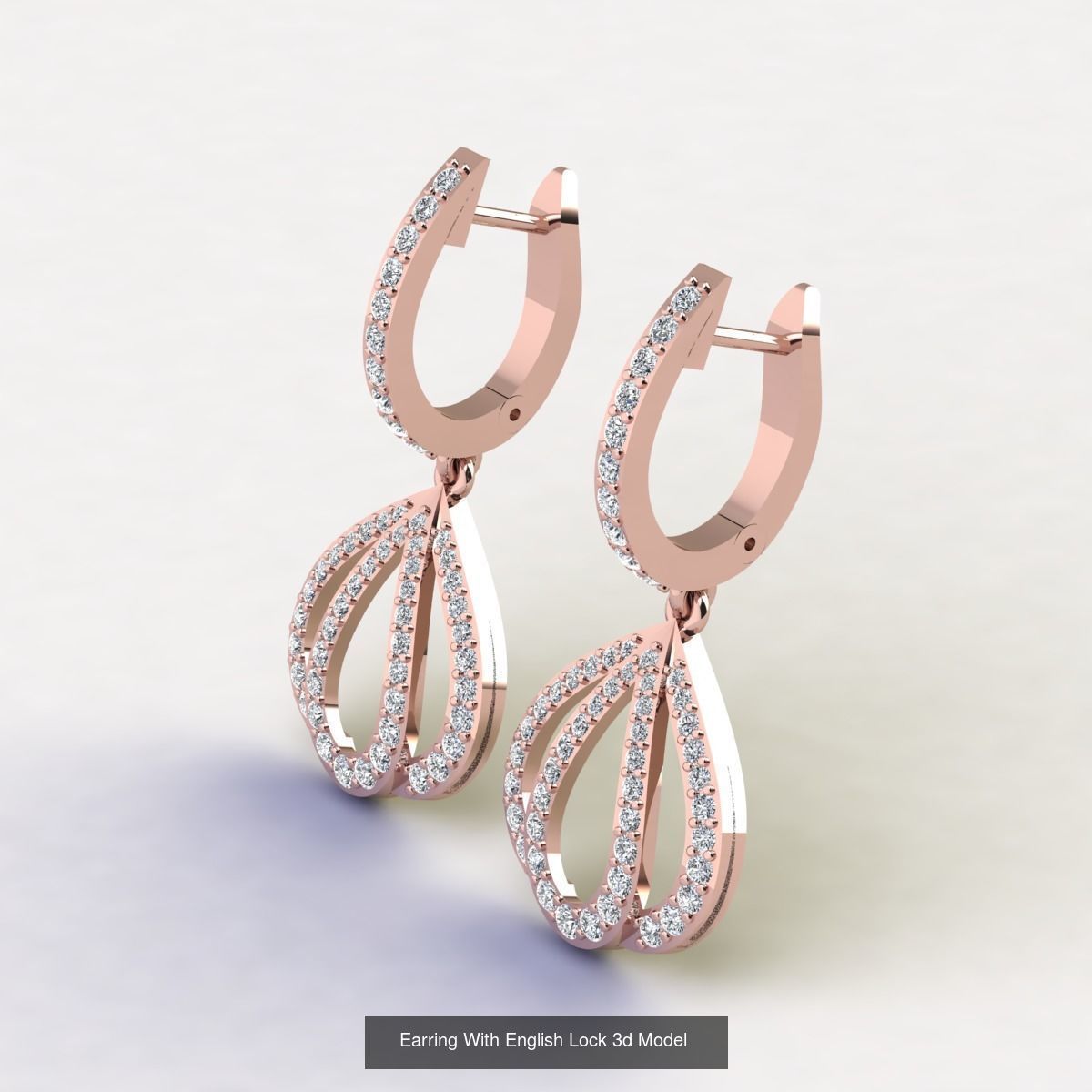 Bulk Fancy Earring And Pendent Collection and Render Detail _52