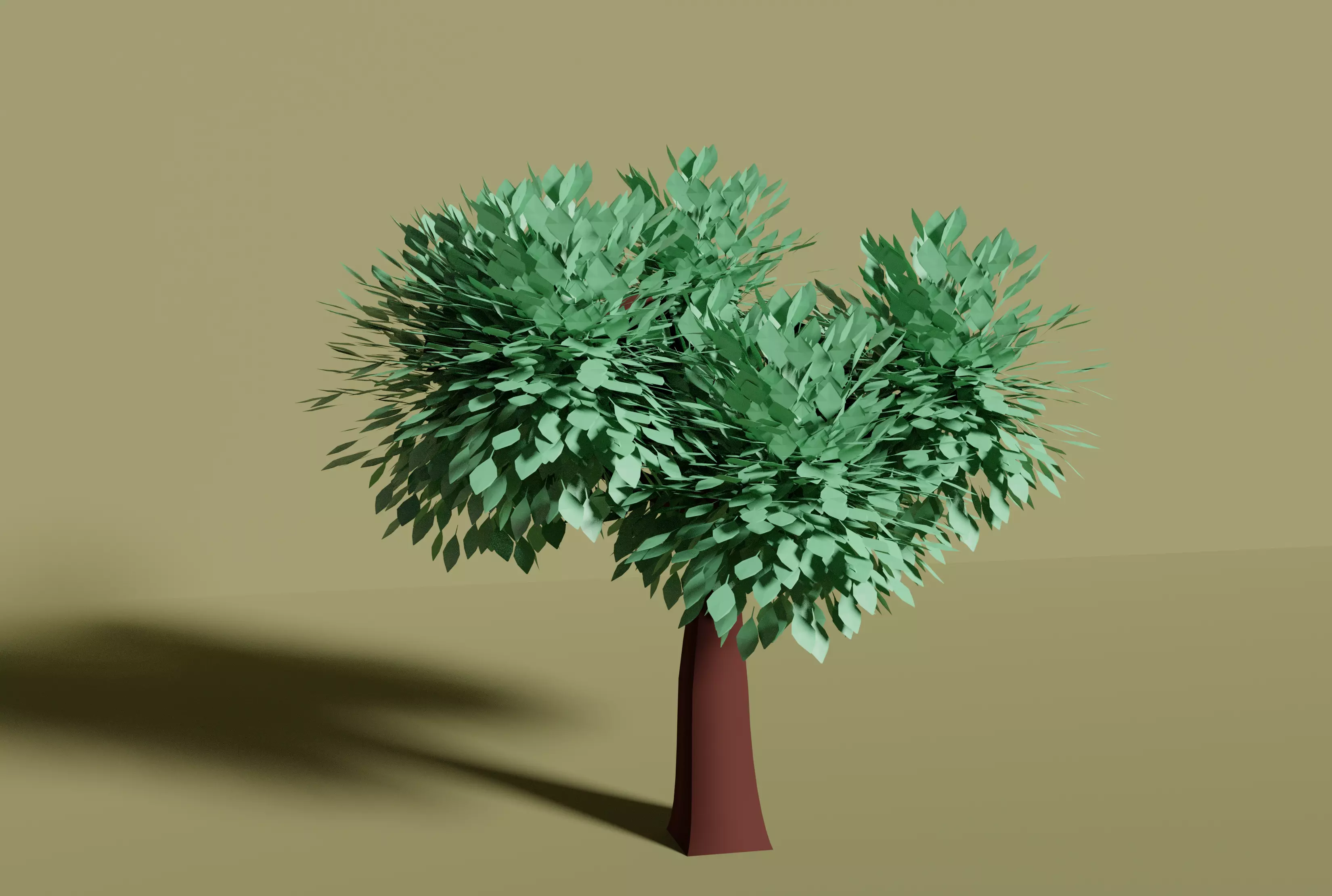 Tree low poly pack Free low-poly 3D model