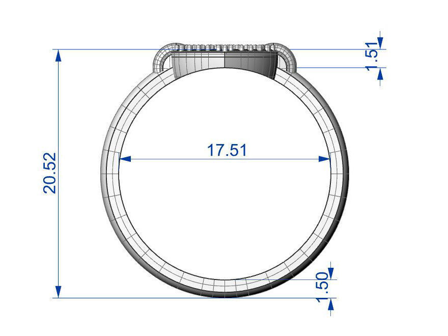 Heart ring 3 3D print model_4