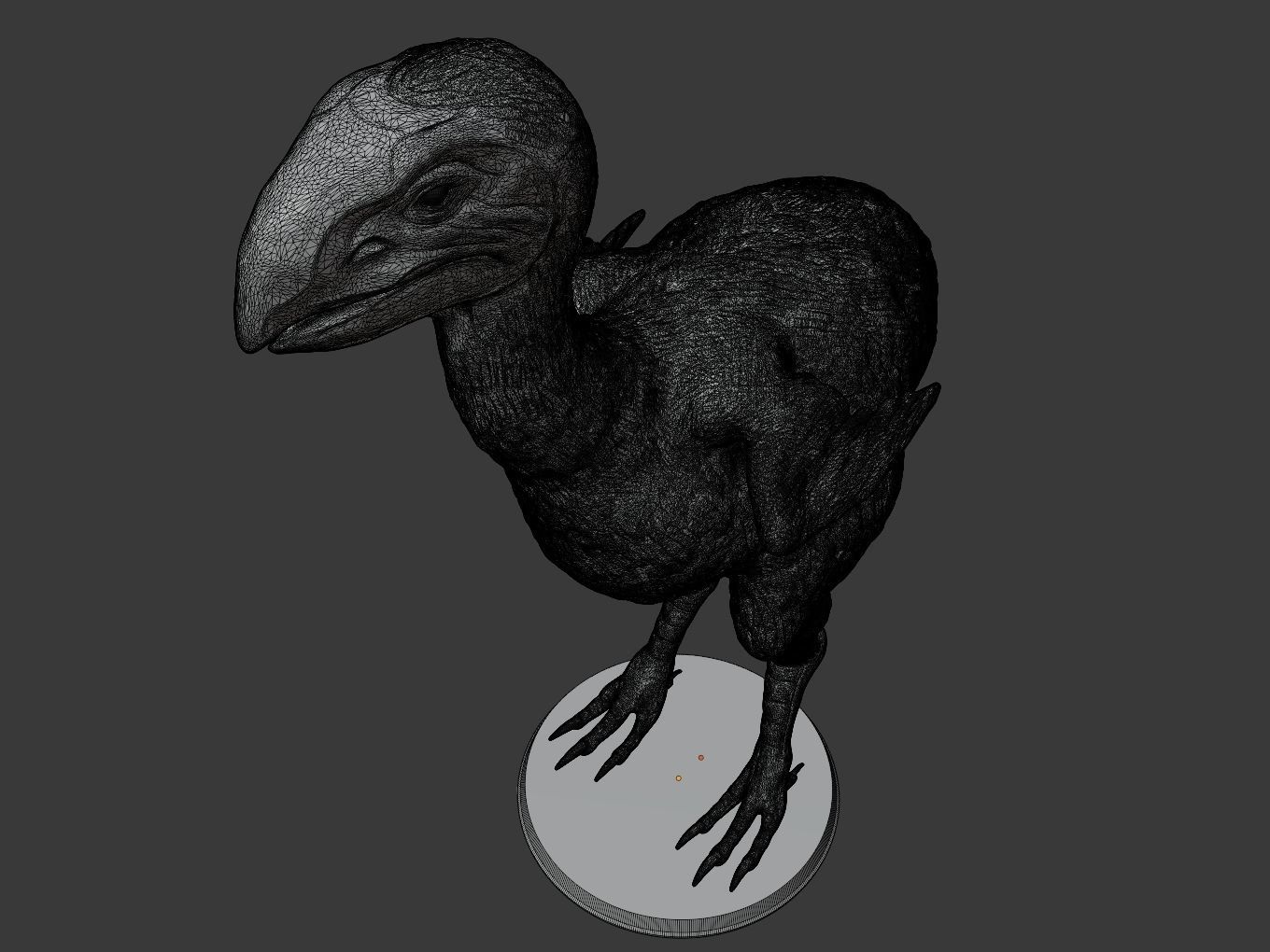 Prehistoric Gastornis 3D print model_10