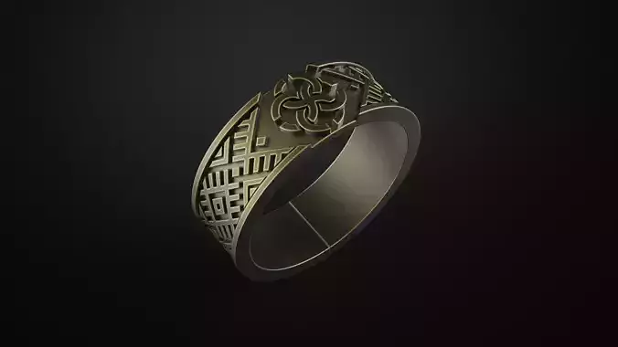 Ancient pattern ring