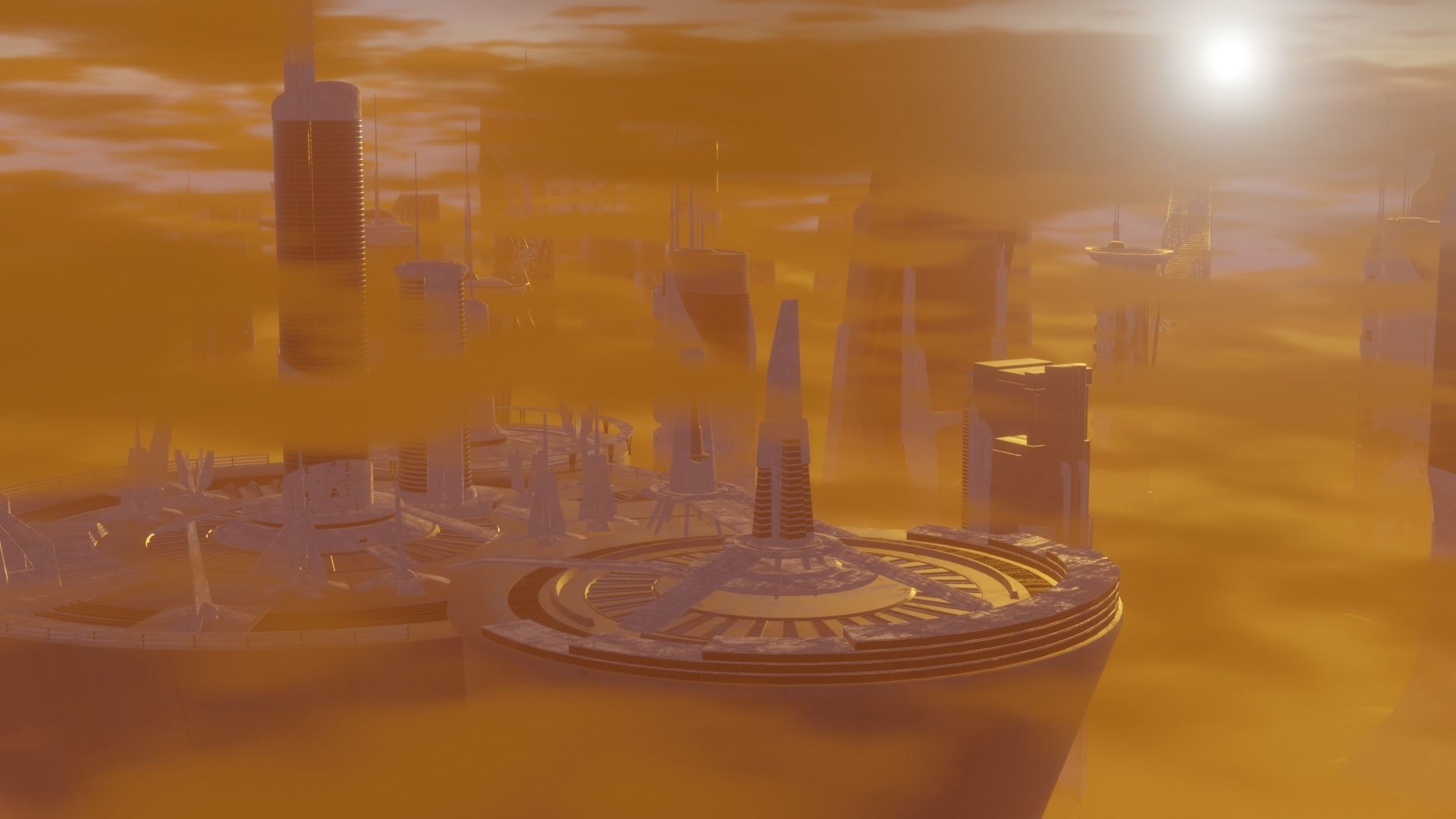 Sci-fi Car Case Scene 3D model_8