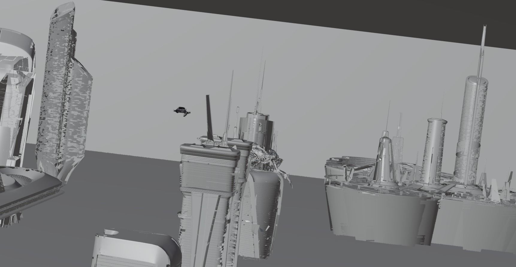 Sci-fi Car Case Scene 3D model_48