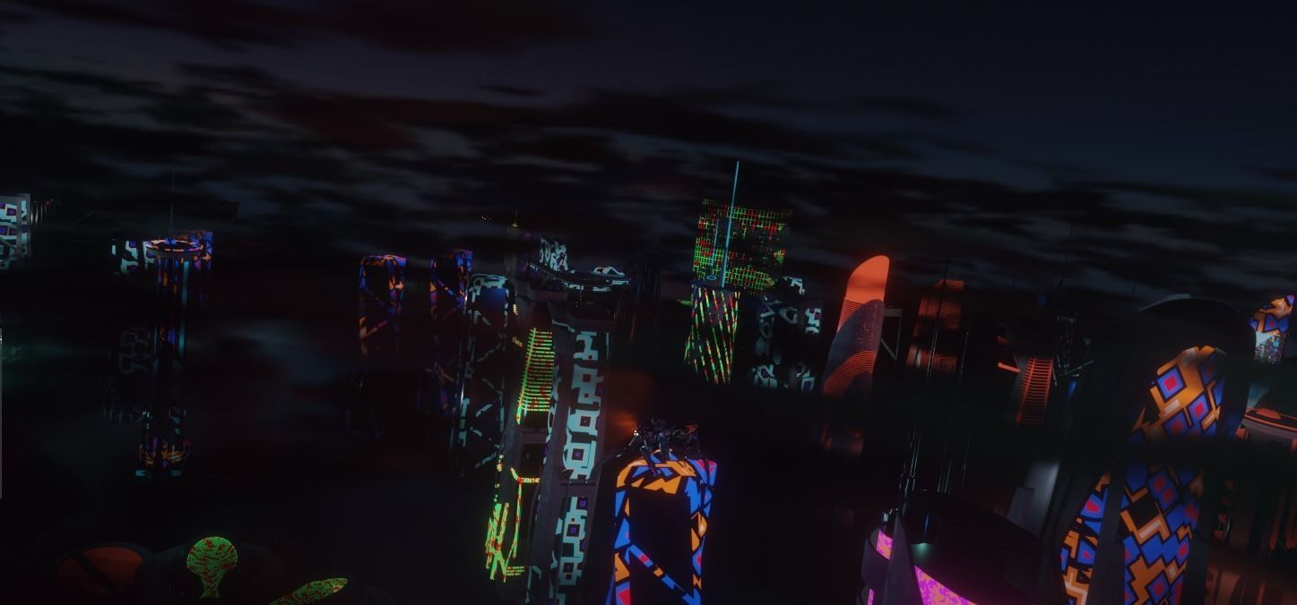 Sci-fi Car Case Scene 3D model_19