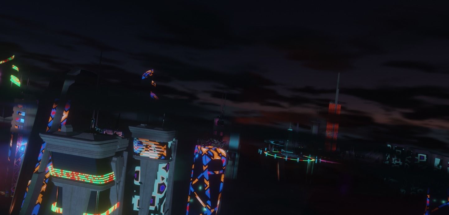 Sci-fi Car Case Scene 3D model_24