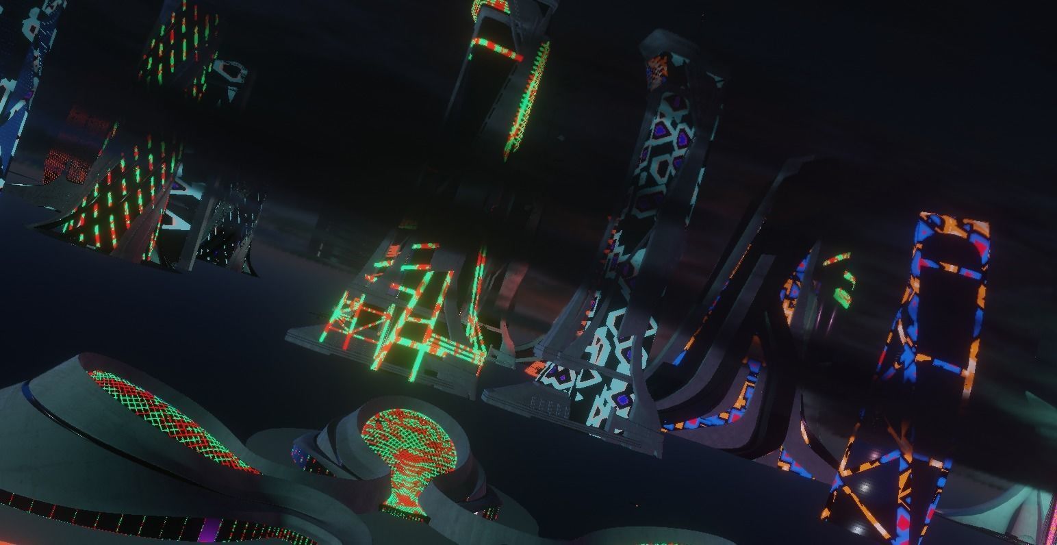 Sci-fi Car Case Scene 3D model_54