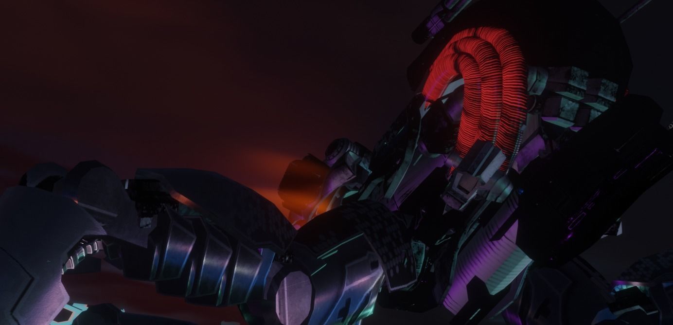 Sci-fi Car Case Scene 3D model_39