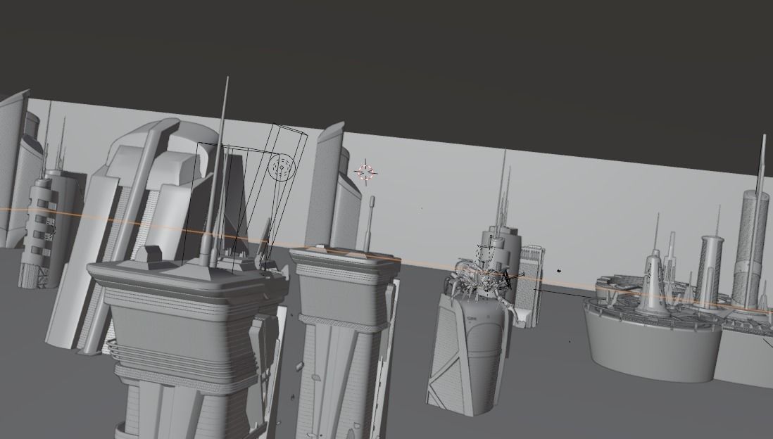 Sci-fi Car Case Scene 3D model_31