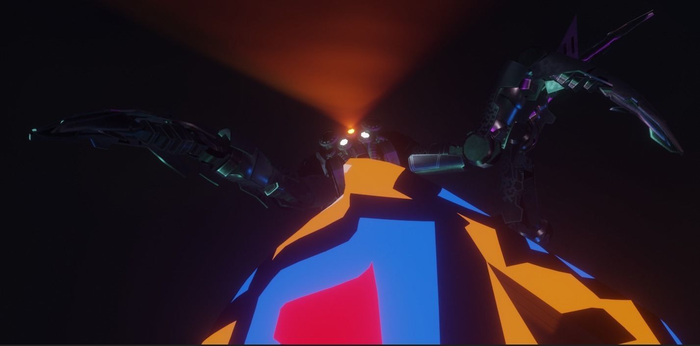 Sci-fi Car Case Scene 3D model_41