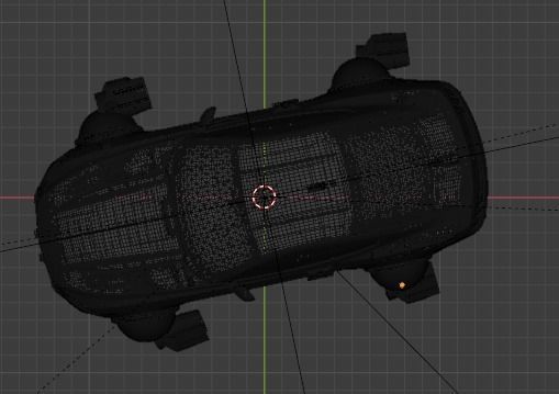 Sci-fi Car Case Scene 3D model_35