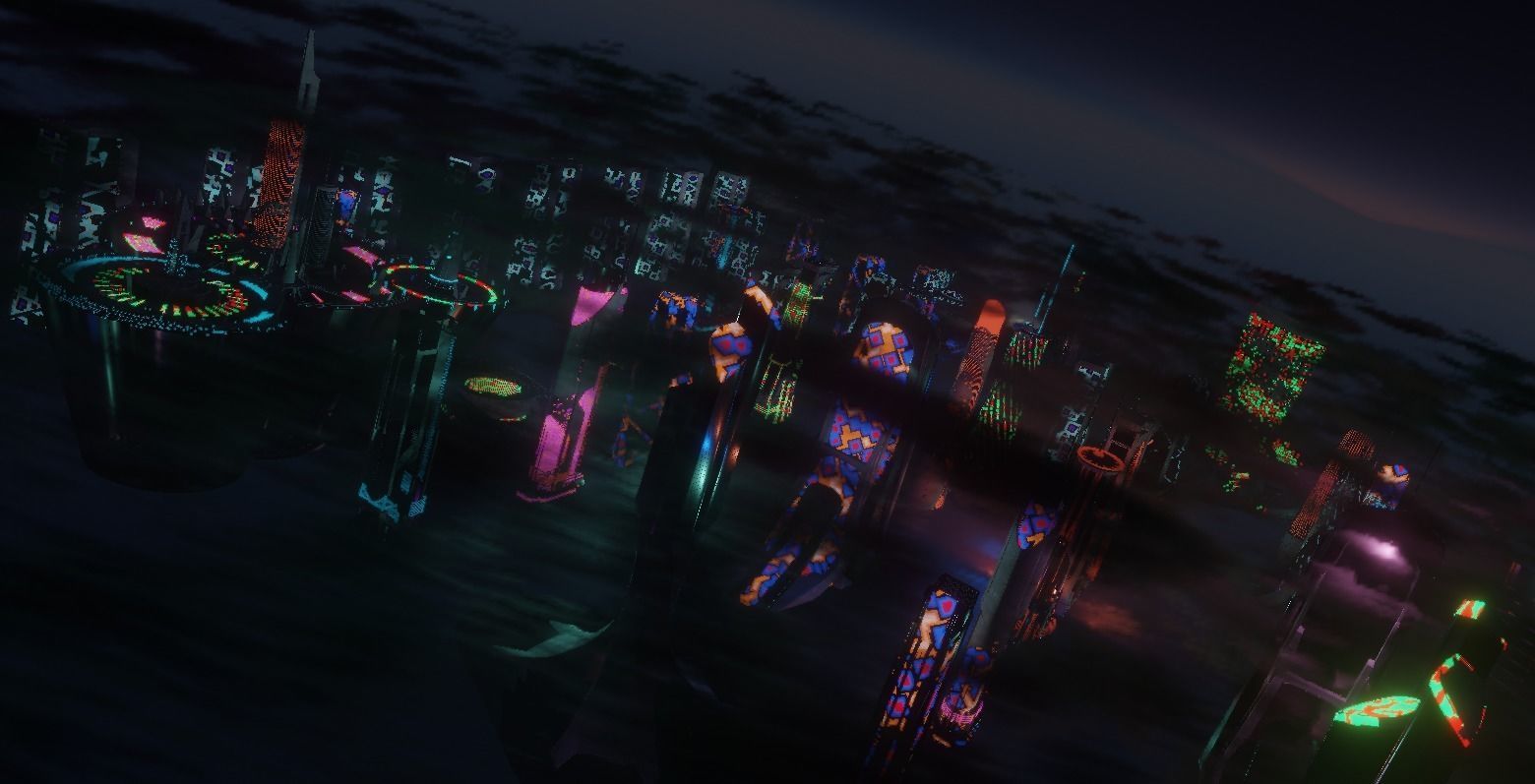 Sci-fi Car Case Scene 3D model_23