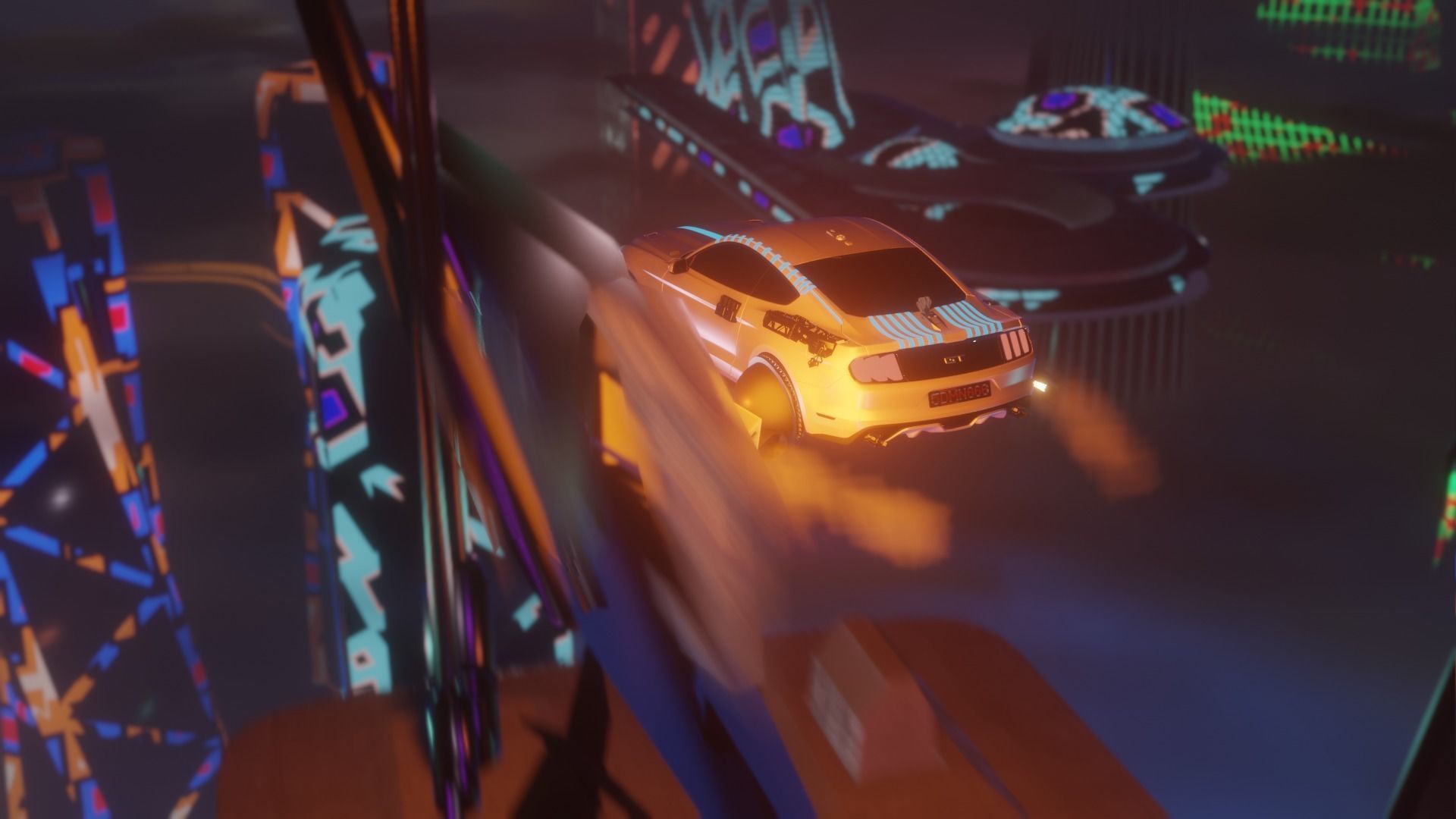 Sci-fi Car Case Scene 3D model_16