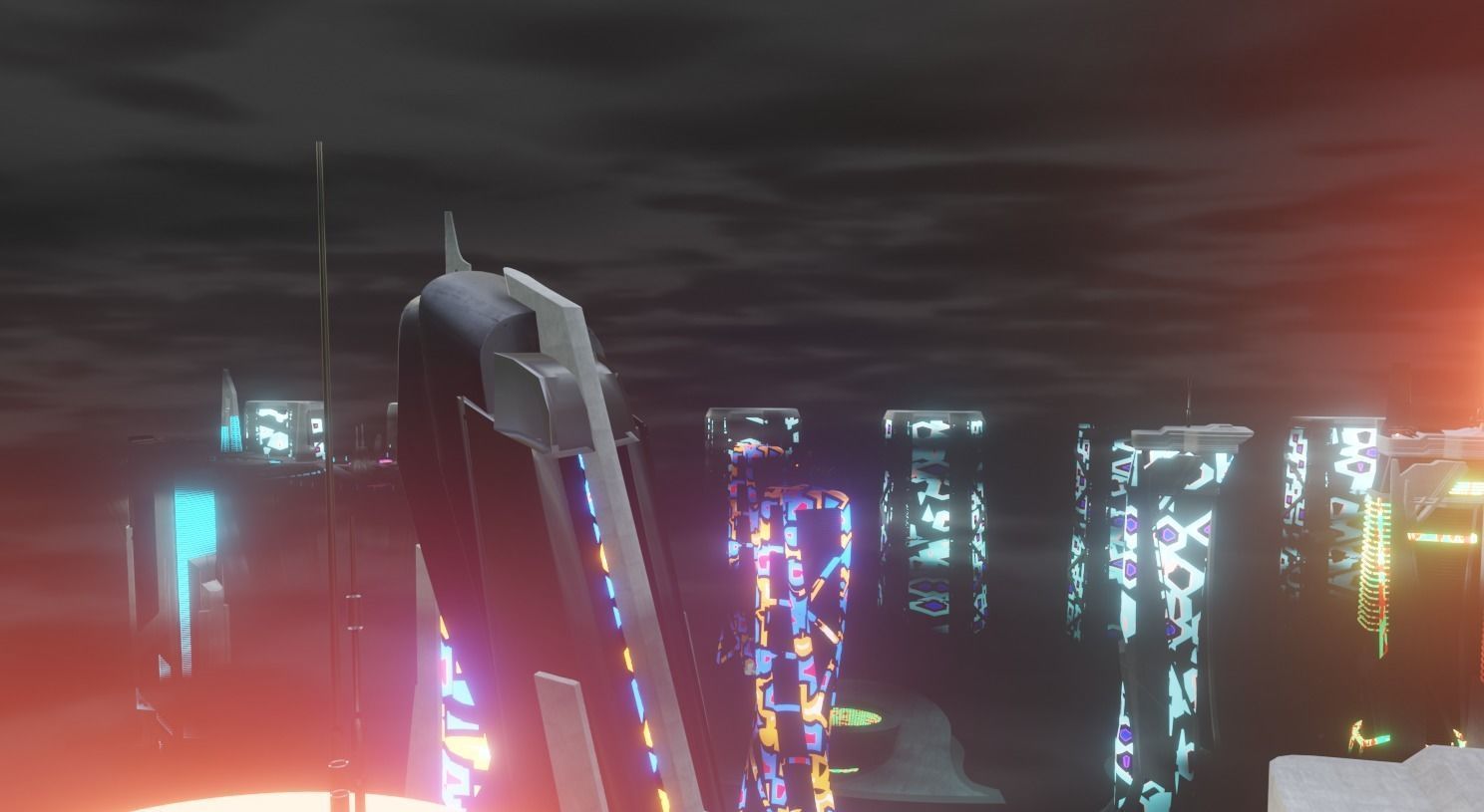 Sci-fi Car Case Scene 3D model_21