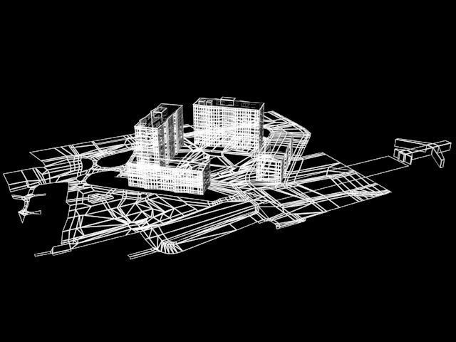 Parkway Garden Homes - O Block Chicago 3D model 3D model | CGTrader