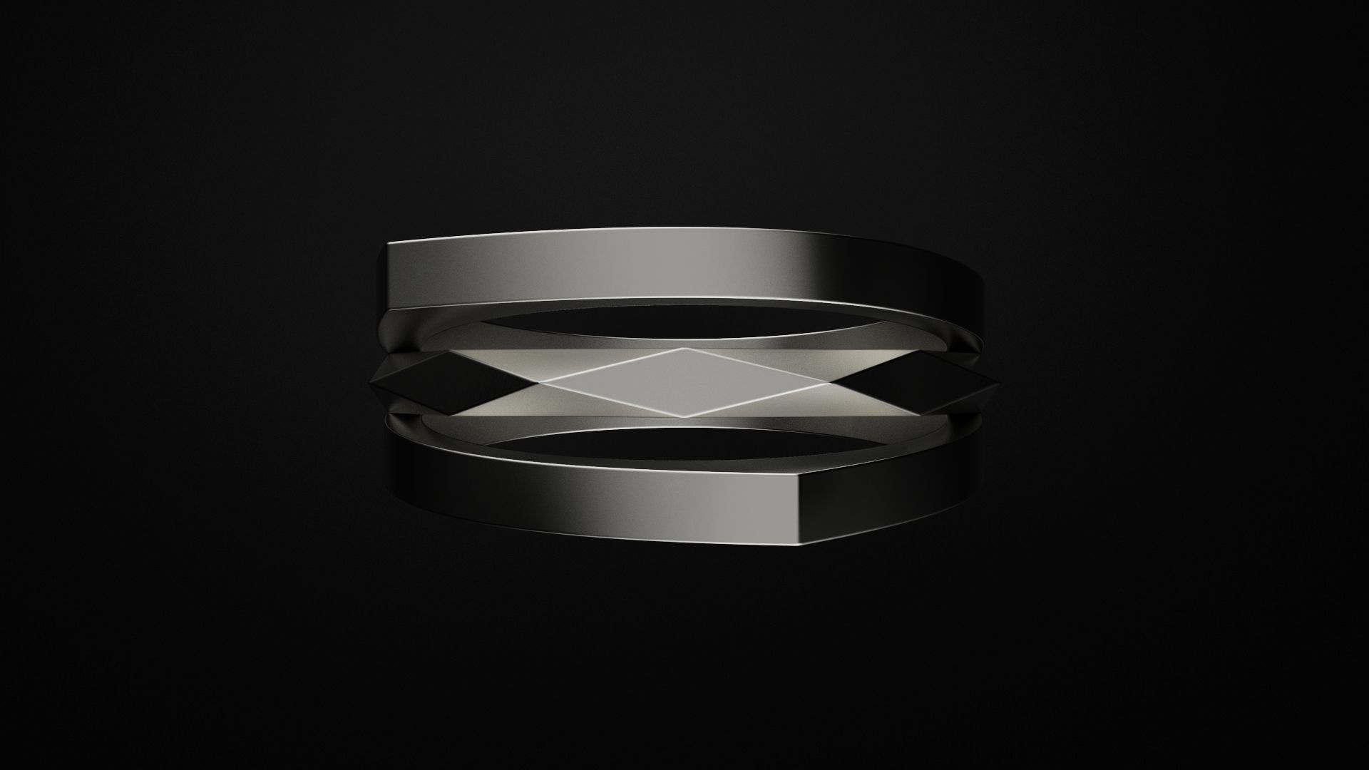  Fashion ring 3D print model_4