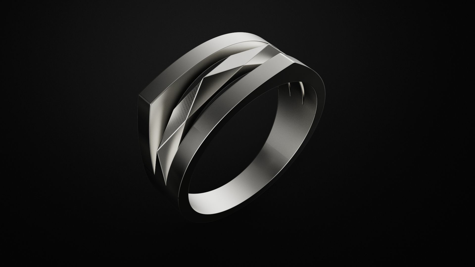  Fashion ring 3D print model_1