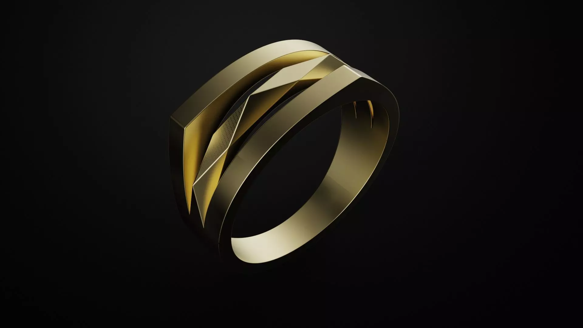  Fashion ring 3D print model_0