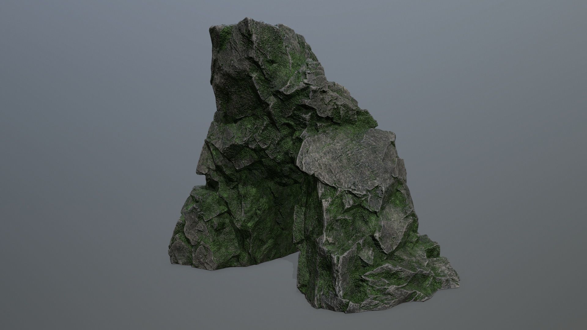 Skull Cave Low-poly 3D model_6