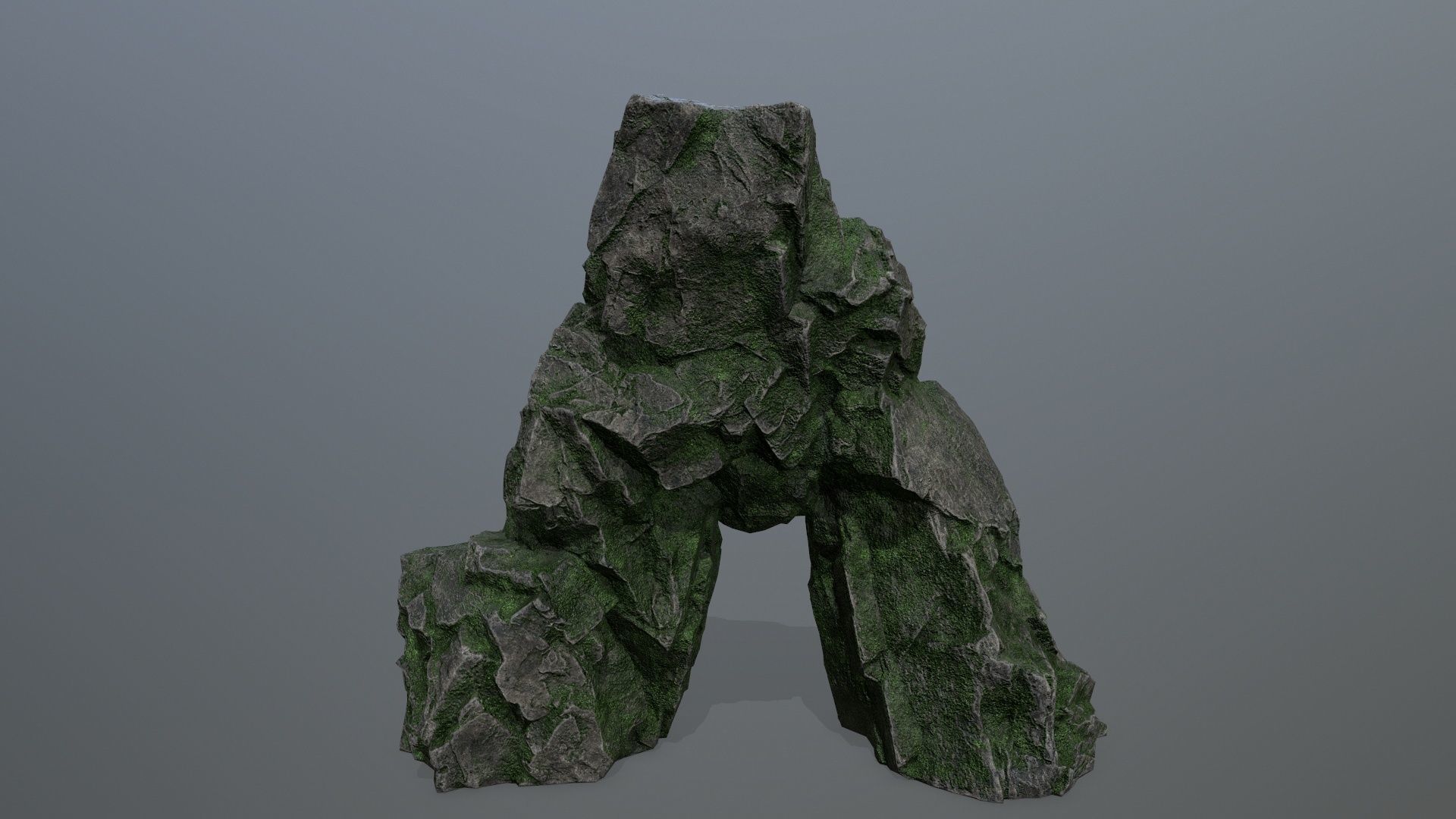 Skull Cave Low-poly 3D model_7