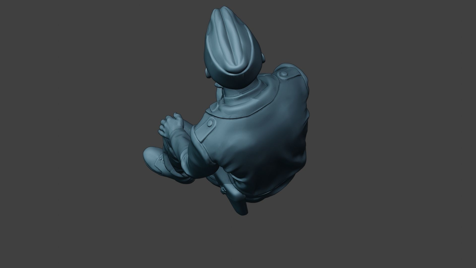 German Tank Crew unit ww2 Sit GTC1 3D print model_16