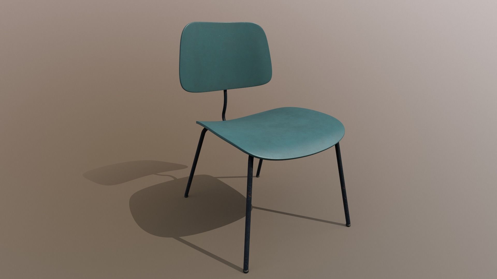 3 Detailed Retro School Chairs Design PBR - Lumion - UE4 Low-poly 3D model_15