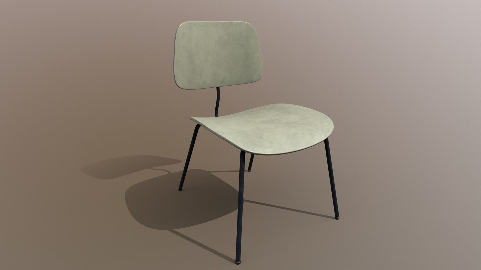 3 Detailed Retro School Chairs Design PBR - Lumion - UE4 Low-poly 3D model_12